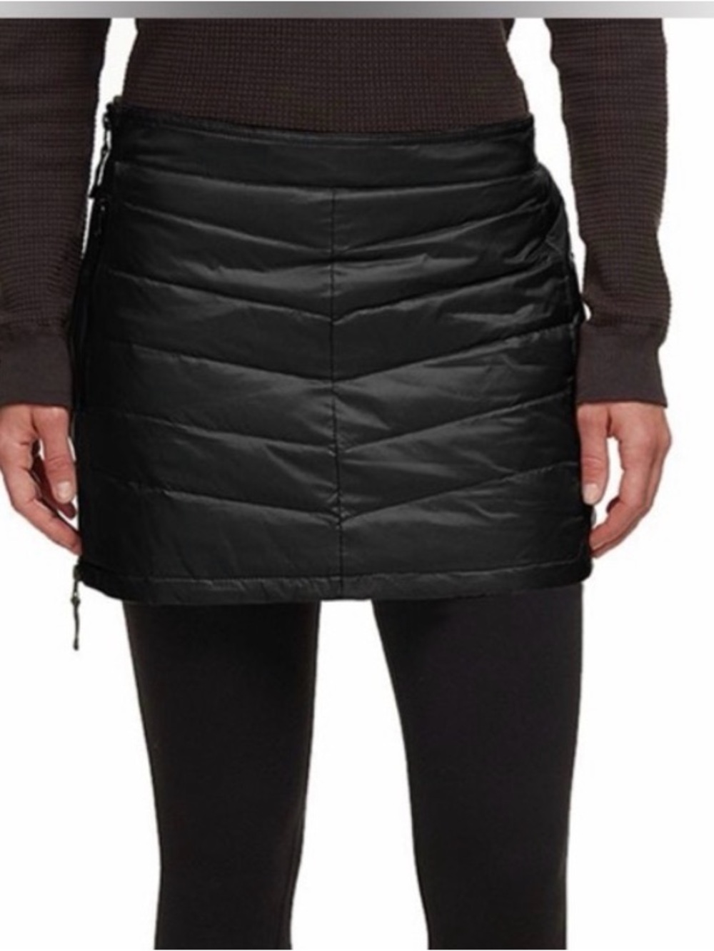 Skhoop Women’s Quilted Duck Down Insulated Skirt Size Large